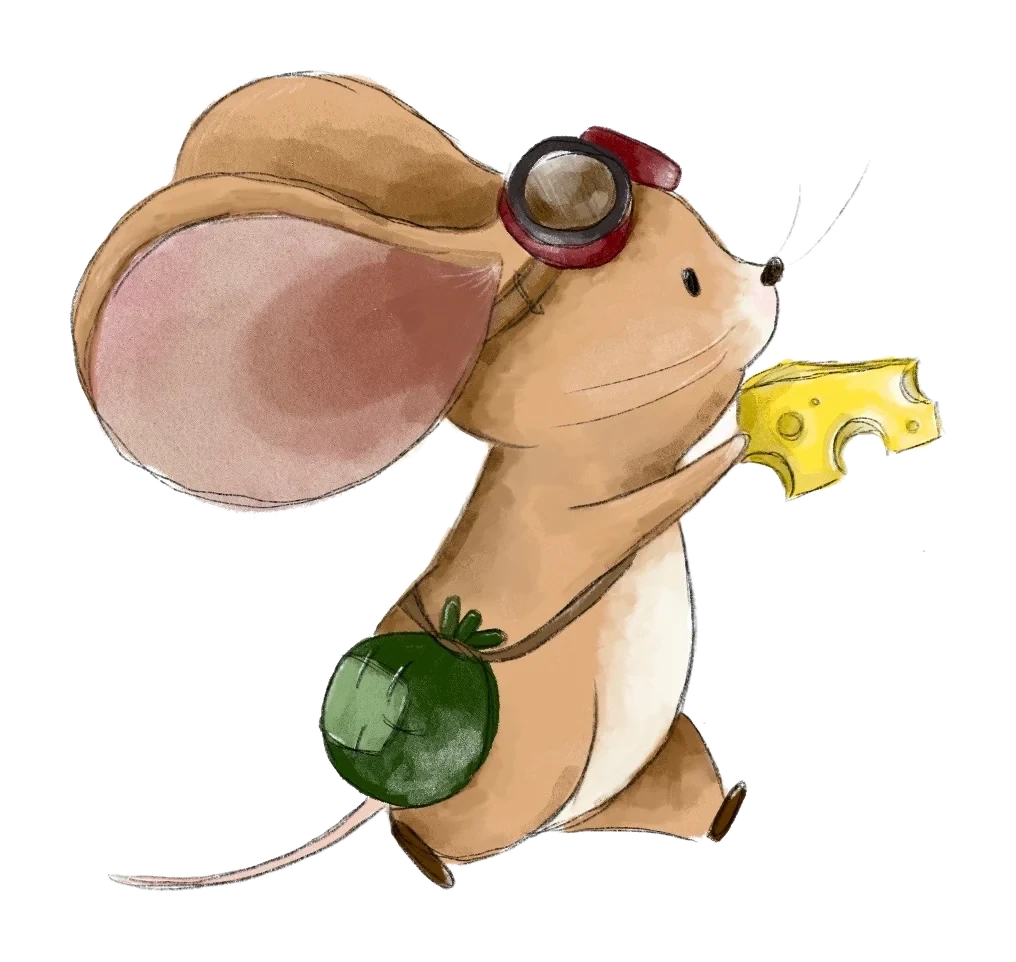 The Mitten Mouse character